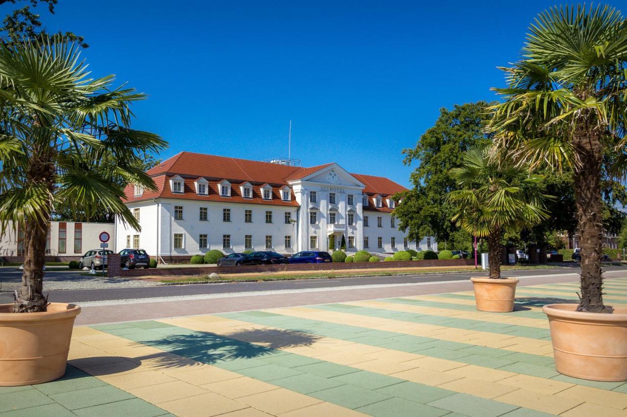 Seehotel Grossraeschen Buitenkant foto